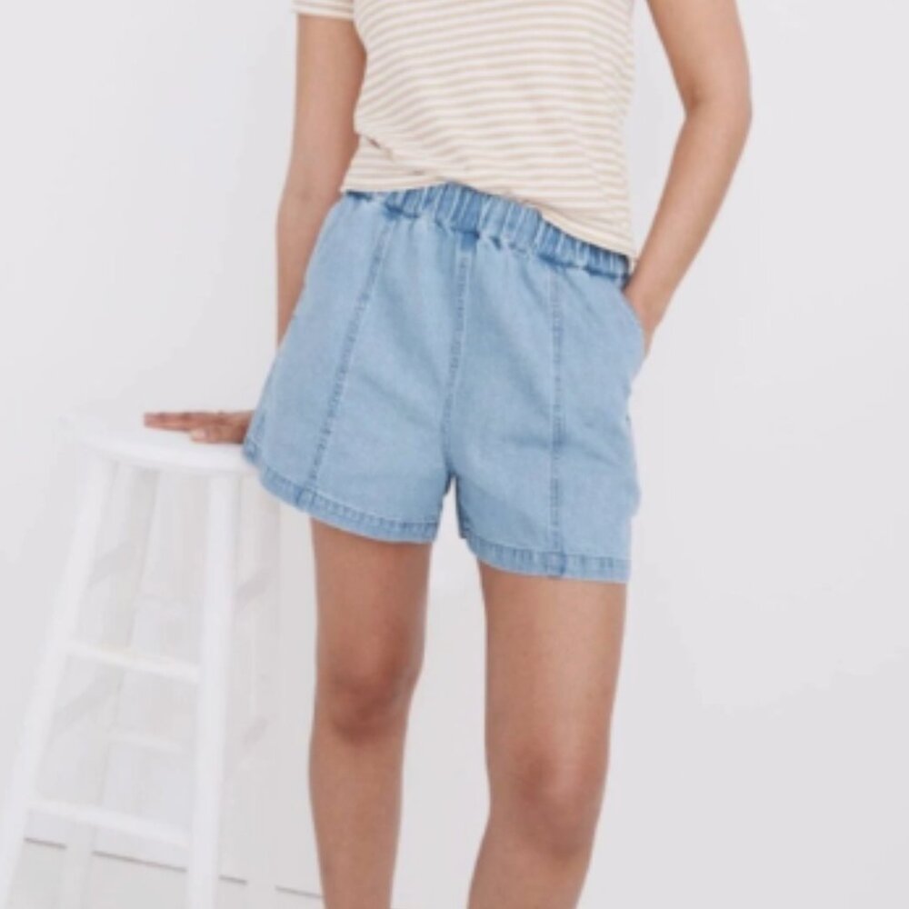 Madewell Denim Easy Pull-On Shorts